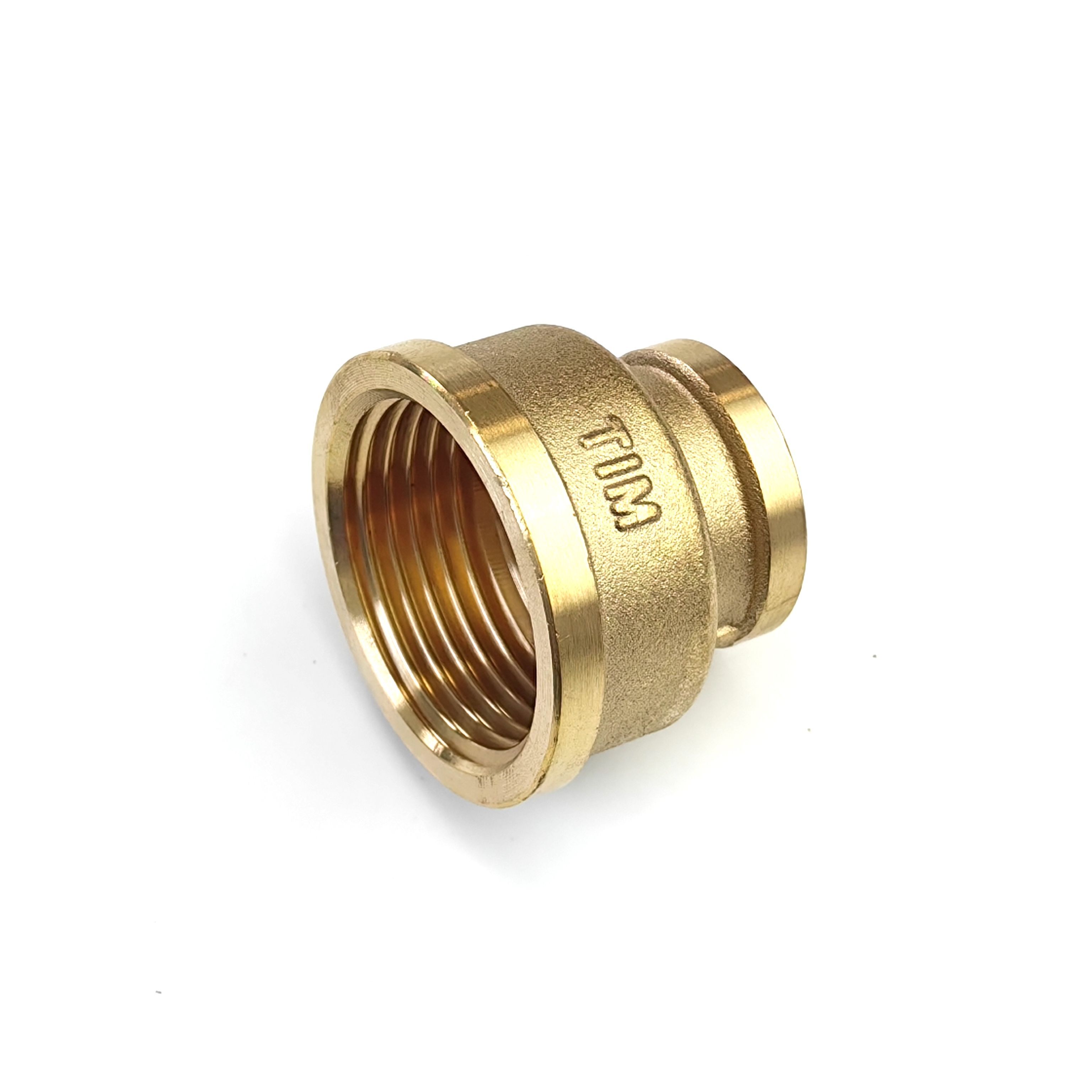 картинка 67-0-268 Муфта латунная, переходная, внутренняя резьба, 3/4"x1/2", (шт.)																						 от базы строительно-отделочных материалов